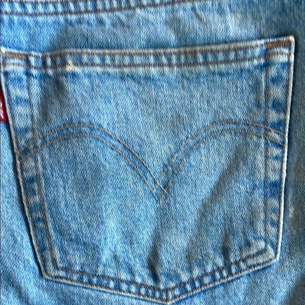 Levi's Light Blue Jean Shorts - Picture 5 of 5